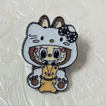 캐릭터 핀 배지 라브부 키티풍