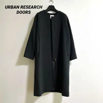 어반 리서치 도어스 노카라 울 코듀로이 차콜