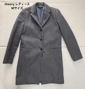 theory 캐시미어 혼방 울 체스터 코트 M 사이즈