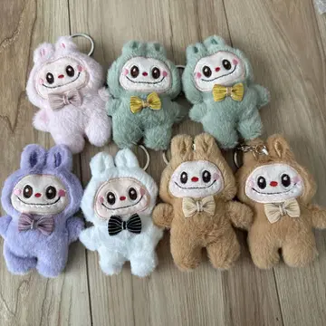 하자품 러브봉제인형 키링 7개 세트