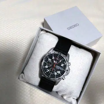 SEIKO 자동 와인딩 시계 블랙