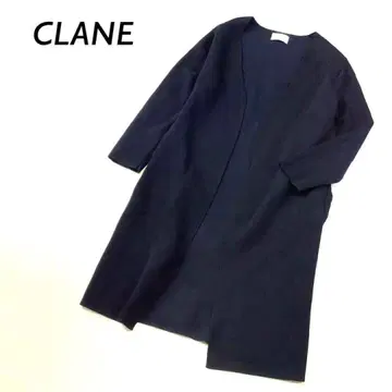 [ 새상품급 ] CLANE 하이 게이지 니트 롱 가디건 블랙