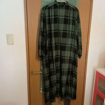 UNITED ARROWS 체크 무늬 셔츠 원피스