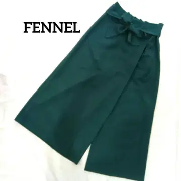 FENNEL 여성 팬츠 와이드 팬츠 9호 다크 그린
