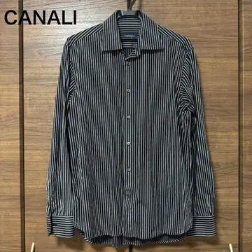 CANALI 남성용 긴팔 셔츠 사이즈 L