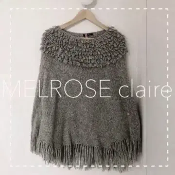 새상품급 MELROSE claire 루프얀 편직 판초