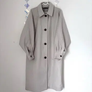 Heather 헤더 롱 코트 아이보리 화이트