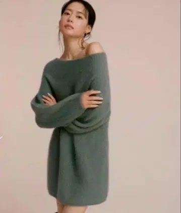 snidel 라쿤 미니 니트 원피스 미사용 미개봉 새상품