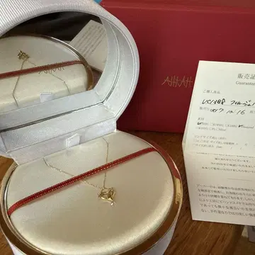 AHKAH 골드 하트형 목걸이