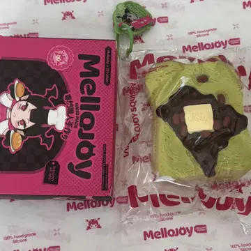 Mellojoy 스퀴즈 말차 팥 토스트 애프터눈 티