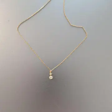 골드 다이아몬드 펜던트 목걸이