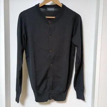 JOHN SMEDLEY 다크 그레이 가디건 S