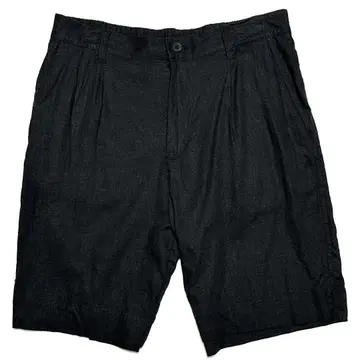 ZARA MAN 린넨 와이드 숏팬츠 M 블랙 자라맨 데님