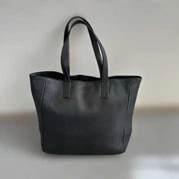 MARGARET HOWELL idea 블랙 가죽 토트백