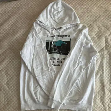 AZUL by MOUSSY 화이트 후드티 L 사이즈