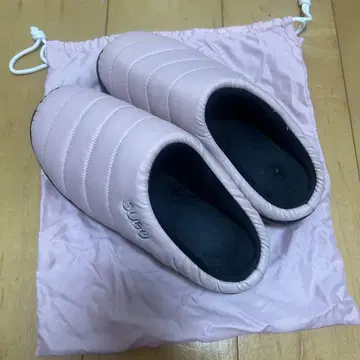 SUBU 샌들 사보 슬립온 핑크