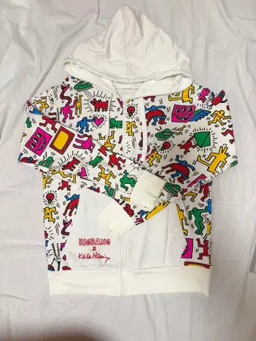 BIGBANG x Keith Haring 후드티 사이즈 M