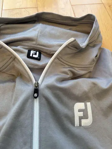 풋조이 FJ 후드 부착 자켓 그레이