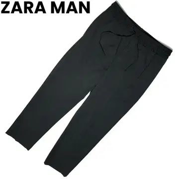 ZARA MAN 스트레치 슬림 테이퍼트 팬츠 M 블랙 자라맨 데님