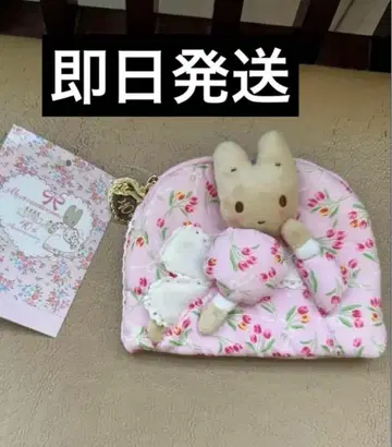 마론 크림 티슈 파우치 패션쇼 파우치