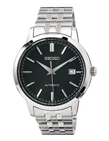 SEIKO 자동 와인딩 손목시계 블랙 새상품