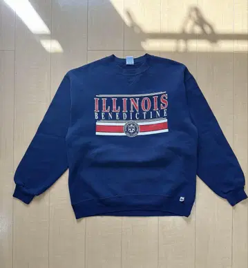 90s RUSSELL ATHLETIC ILLINOIS 맨투맨 XL