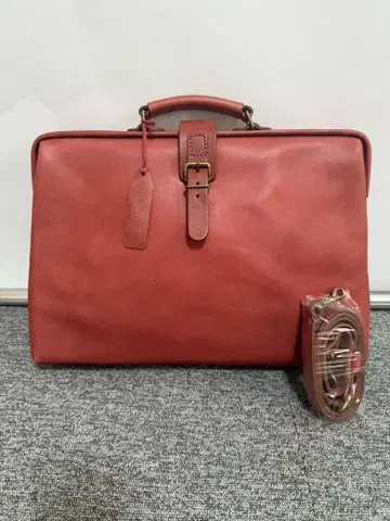 [천연 가죽] HERZ 가죽 2way 비즈니스 백 빨간색 백팩 브리프