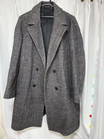 UNITED ARROWS 더블 브레스트 체스터 코트 L 그레이