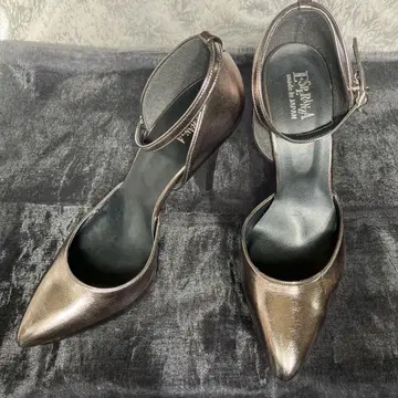 ESPERANZA 메탈릭 브라운 하이힐 23.5cm