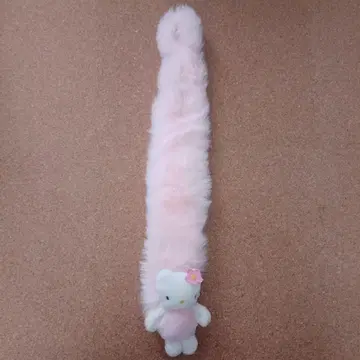 헬로키티 봉제 인형 머플러 핑크