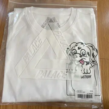 PALACE PALMATION T-SHIRT X-LARGE 화이트