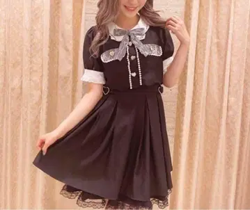 LIZLISA 카쿠슈르 셋업풍 원피스 블랙