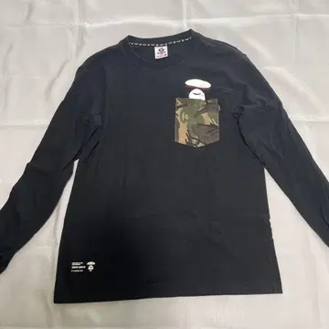 Aape 블랙 긴팔 티셔츠 M