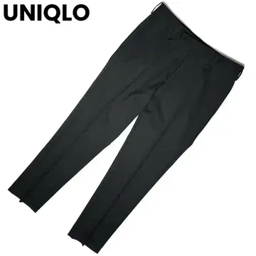 UNIQLO 스트레치 울 슬림핏 팬츠 73 블랙 유니클로 슬랙스
