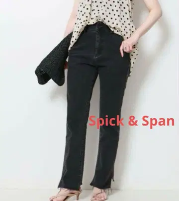 Spick&Span 5 1/2 BEAUTYLINE SLIT DENIM