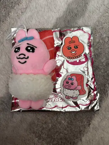 빤쮸토끼 스시로 콜라보 마스코트 피크 2개 세트 금색 피크 포함