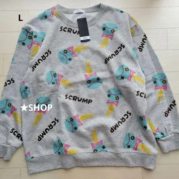 디즈니 스티치 스크램프 트레이닝복 맨투맨 속기모 L