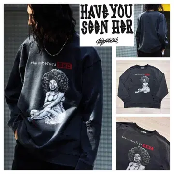 Bob art work 프리 스트랩 우먼 데미지 맨투맨