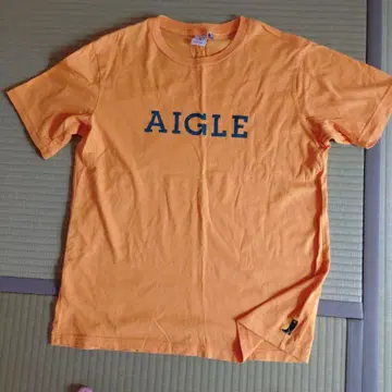 AIGLE 오렌지 셔츠