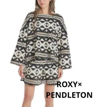 ROXY x PENDLETON 미사용 올 패턴 풀오버 상의