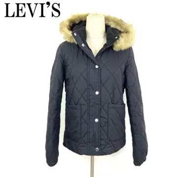 LA8134 리바이스 퀼팅 자켓 아우터 퍼 블랙 S