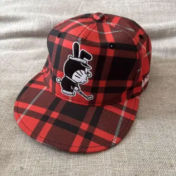 Jack Bunny!! 체크 무늬 캡 FR