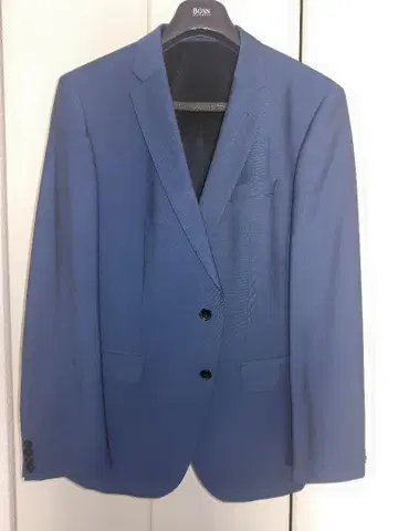HUGO BOSS 수트 54 Super 120s 다크 블루