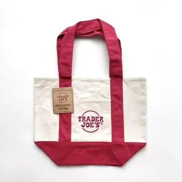 [ 익명 배송/새상품 ] 미국 트레조 에코백 미니 토트백 레드 빨간색