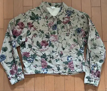 80~90s? 꽃무늬 짧은 자켓