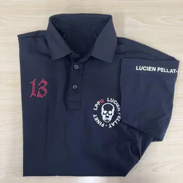 LUCIEN PELLAT-FINET 스컬 피케 셔츠 13