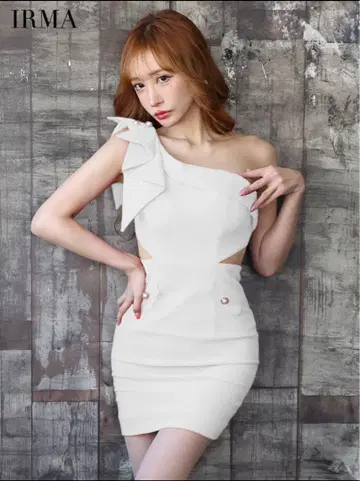 IRMA 화이트 캬바쿠라 드레스 S 사이즈