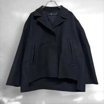 고품질 UNIQLO+J 유니클로 피 코트 아우터 자켓 블랙 S ( B2