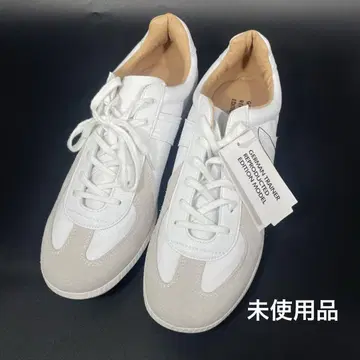 미사용품 German Trainer 스니커즈 가죽 스웨이드 41