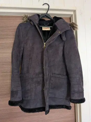 CARTER'S 카터스 무스탕 자켓 보아 안감 후드 부착 M